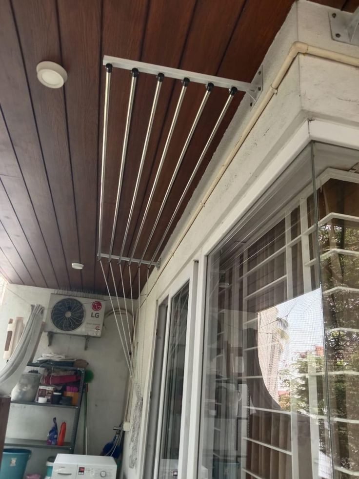 Cloth Hangers installation in Hyderabad by Jhansi